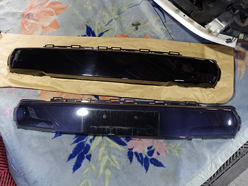 ミニ純正フロントバンパートリムカバー