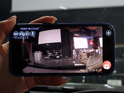 前後同時録画により、走行中・停車中のトラブルをしっかり記録