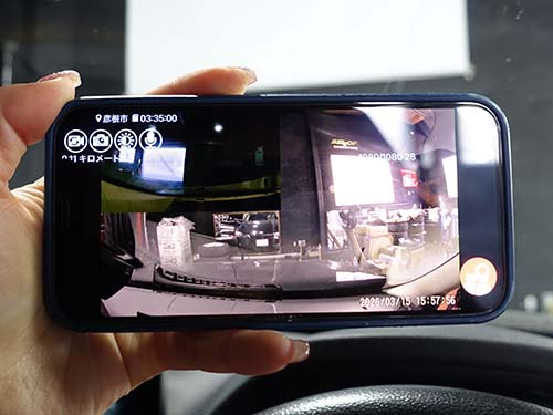 前後同時録画により、走行中・停車中のトラブルをしっかり記録
