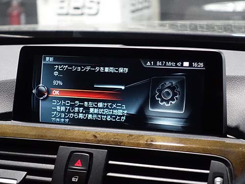 BMW 4シリーズグランクーペ(F36) 地図データ更新