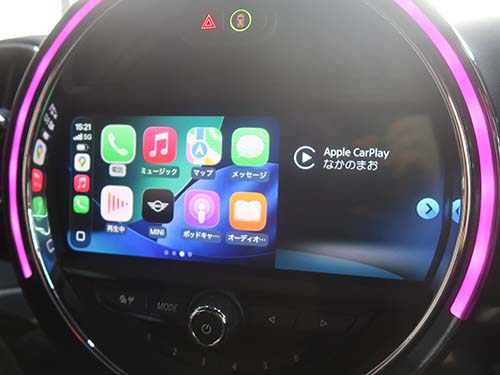 MINI F60 JCW カープレイを認証コード方式で有効化