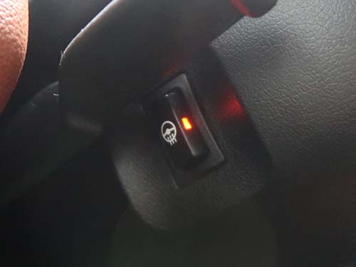 スイッチ横のランプ点灯