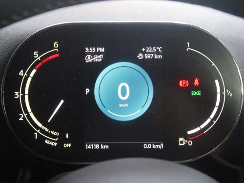 ヘッドライト点灯状態