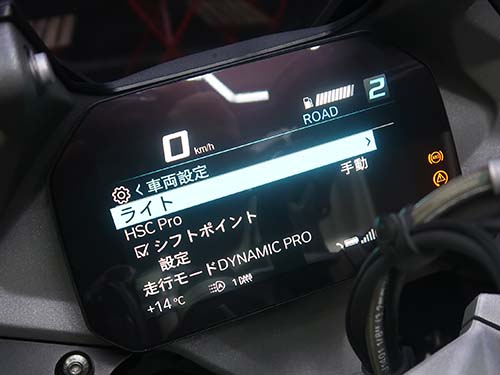 メーターパネルの設定メニュー内に
「オートマチックデイライト」という項目が追加