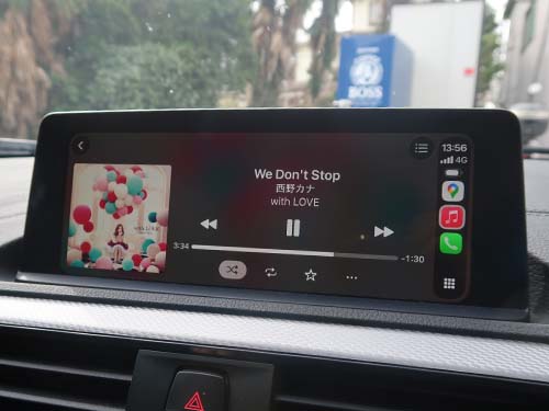 純正ナビと同様の画面サイズ