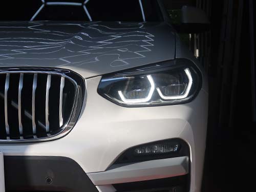 焼損ダメージが大きい場合、発光輝度が若干低下する