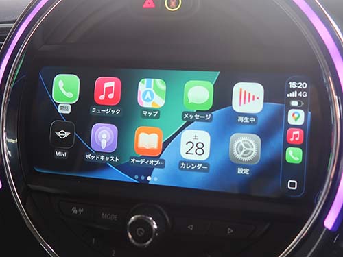 純正Apple CarPlay機能を認証コード方式で有効化