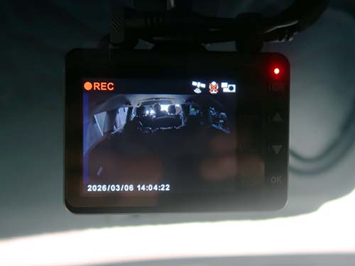 録画映像の確認を本体画面で行なう