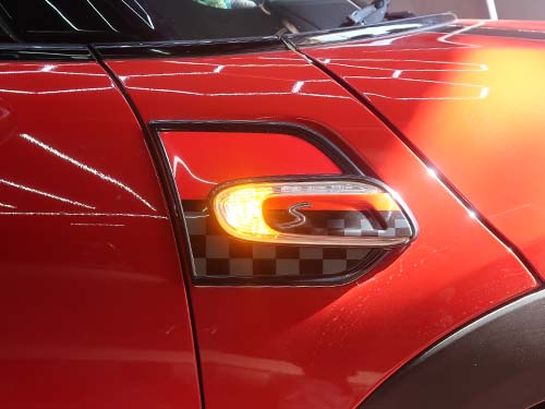 RAIKO製サイドウインカー用LEDバルブ装着