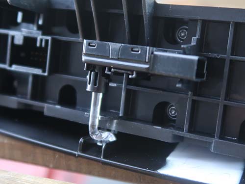 センターコンソールスイッチユニット下部にアンビエントライトが追加