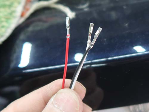 ターミナル端子へ変換