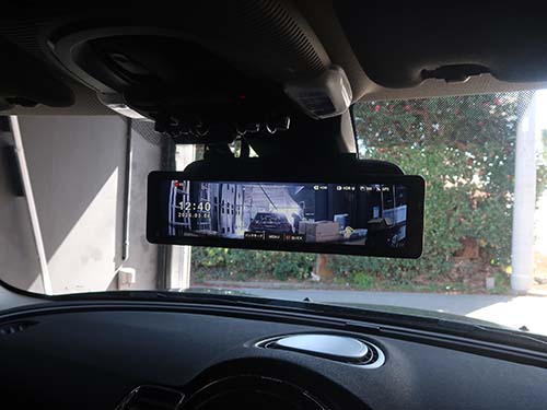 ミニ クラブマン F54 セルスター ドラレコ取付