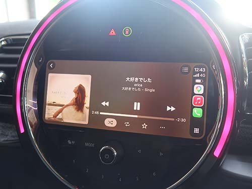 純正CarPlayの有効化