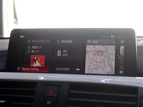 BMW 4シリーズグランクーペ(F36 LCI) カープレイを認証コード方式で有効化