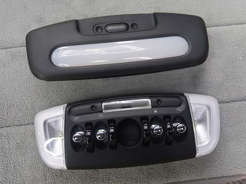 ミニ F56 JCW GP3 エキサイトメントパッケージ用LEDルームライト後付装着