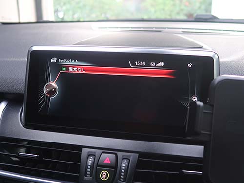 診断機（ISTA）によるエラーチェック実施