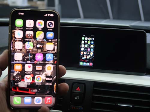 スマートフォンのミラーリング