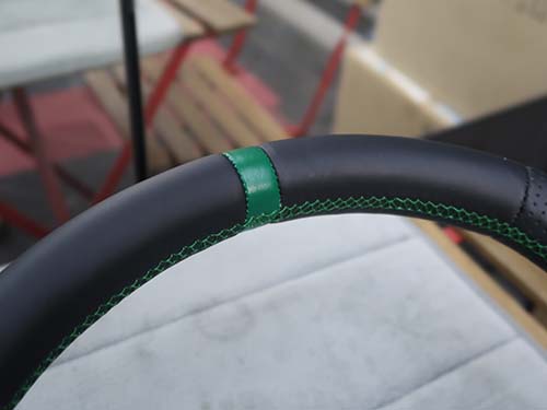 グリーンのアクセントがMINIらしい遊び心を演出