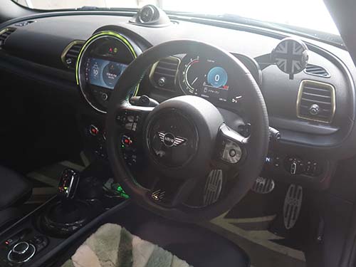 MINI クラブマン(F54) クーパーD パドルシフトを後付装着