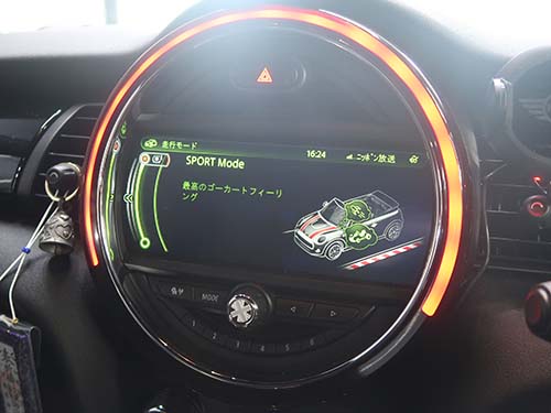 ミニクーパー F57 ドライビングモード追加！SPORT/MID/GREENを自由切替