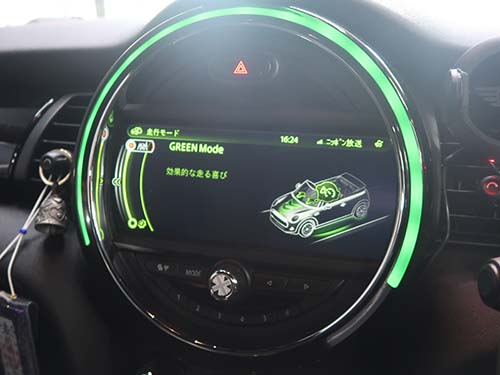 ミニクーパー F57 ドライビングモード追加！SPORT/MID/GREENを自由切替