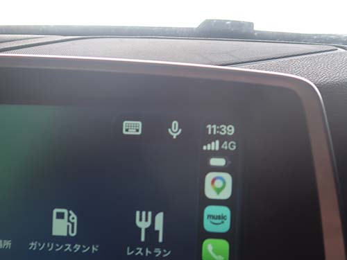 音声入力は純正マイクを使用