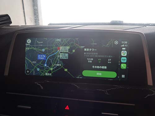 音声入力は純正マイクを使用