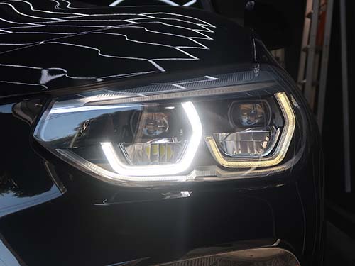 BMW X4(G02) デイライト暗い・茶色い