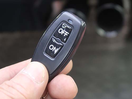 リモコン操作で任意にバルブ開閉が可能