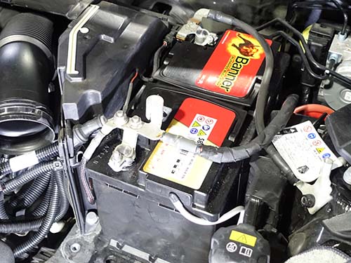 純正採用実績のあるBanner製AGMバッテリーへ交換