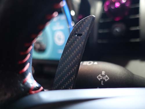 MINI F56 JCW マグネティックパドルシフトを装着