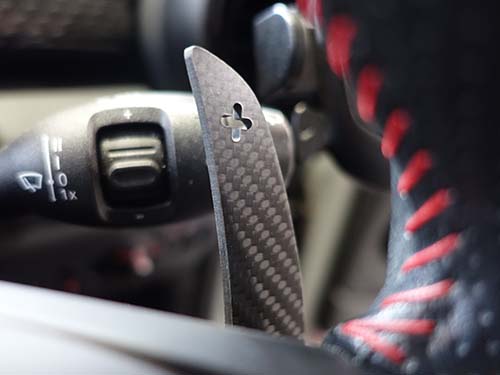 MINI F56 JCW マグネティックパドルシフトを装着