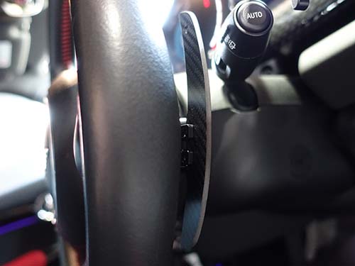 MINI F56 JCW マグネティックパドルシフトを装着