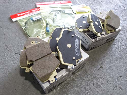 低ダストのDIXCEL製ブレーキパッド(typeM)