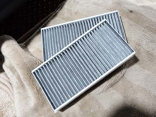 エアコンフィルターはBELLOFキャビンフィルターへ交換