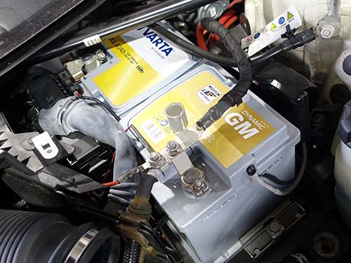 AGMバッテリーをVARTA Silver dynamic AGM 80Ahへ交換