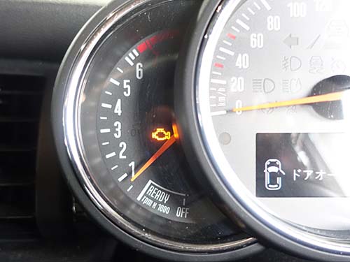 エンジンチェックランプ点灯