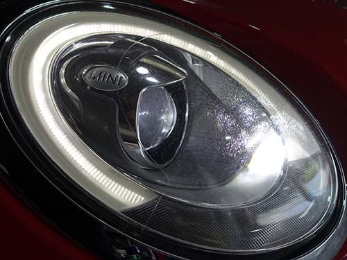 運転席側ヘッドライトのみのリペア