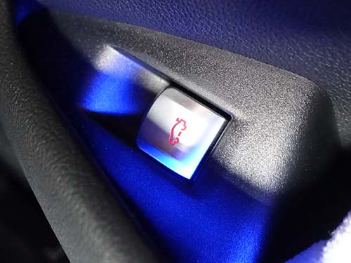 室内トランクボタンでリアゲートオートクローズ有効化