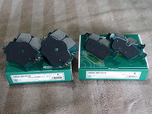AMSECHS製低ダストブレーキパッド