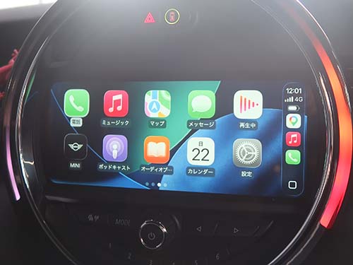 ミニ クーパーS(F55) フルスクリーンカープレイ