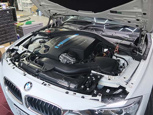 F30 ドライアイス洗浄（エンジンルーム）