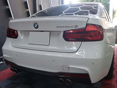 BMW F30 LCIテールライト（エディションシャドー）後付装着