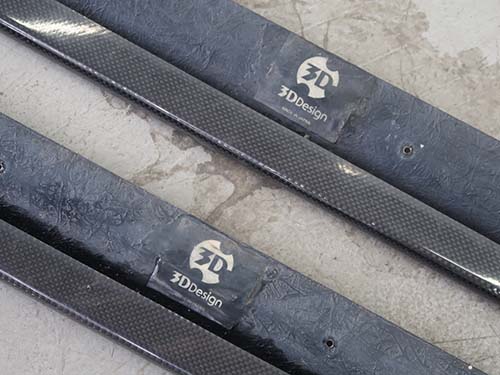 3Ddesign製のカーボンサイドステップ