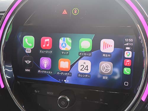 ミニ クラブマン(F54) フルスクリーンカープレイ有効化