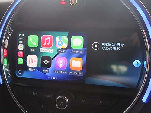純正Apple CarPlayを有効化