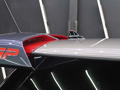 F56 GP3 LED内蔵ルーフアンテナ装着