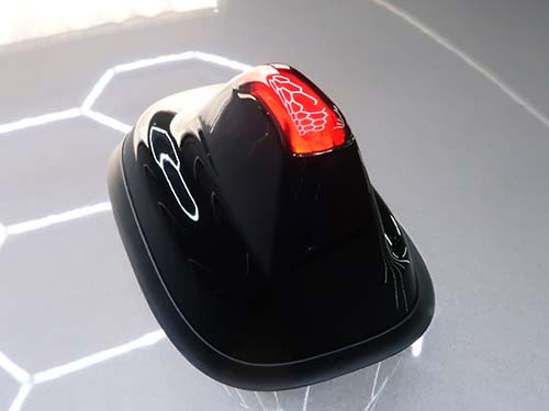 キーレスロックでルームミラーとルーフアンテナが連動点滅