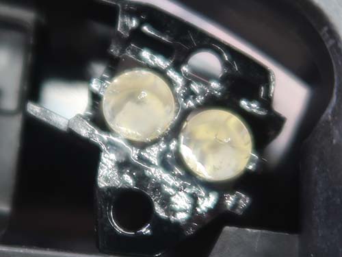 デイライトのアクリル焦げをリペア修理