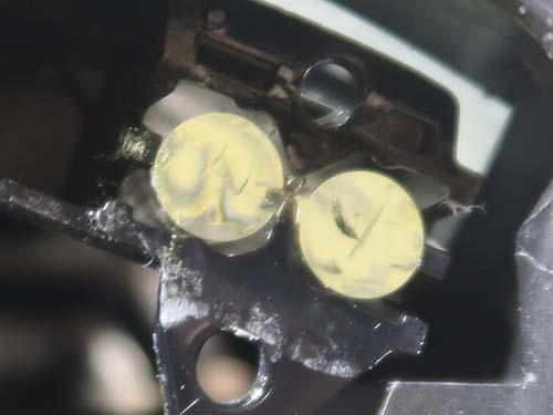 運転席デイライトアクリルリペア